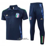 Conjunto Polo Italia 2024-2025 Blu