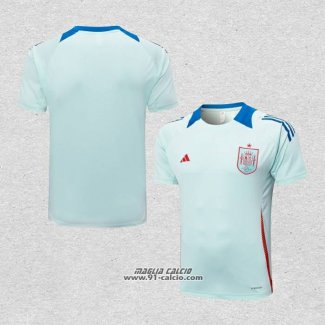 Maglia Allenamento Spagna 2024-2025 Blu