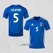 Prima Maglia Italia Giocatore Calafiori 2024-2025