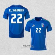 Prima Maglia Italia Giocatore El Shaarawy 2024-2025