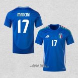 Prima Maglia Italia Giocatore Mancini 2024-2025