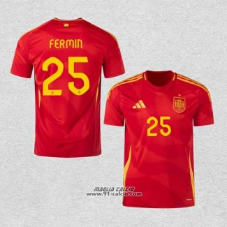 Prima Maglia Spagna Giocatore Fermin 2024