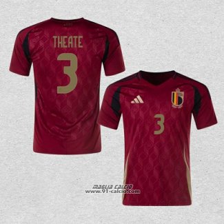 Prima Maglia Belgio Giocatore Theate 2024