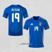 Prima Maglia Italia Giocatore Retegui 2024-2025