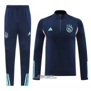 Tuta da Track Felpa Ajax 2024-2025 Blu