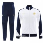 Tuta da Track Giacca Pumas UNAM 2024-2025 Bianco