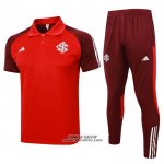 Conjunto Polo SC Internacional 2024-2025 Rosso