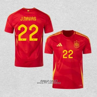 Prima Maglia Spagna Giocatore J.Navas 2024