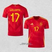 Prima Maglia Spagna Giocatore Williams 2024