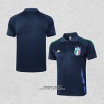 Maglia Polo Italia 2024-2025 Blu