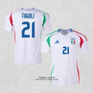 Seconda Maglia Italia Giocatore Fagioli 2024-2025