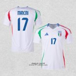 Seconda Maglia Italia Giocatore Mancini 2024-2025