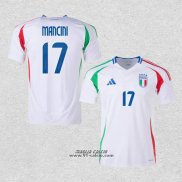 Seconda Maglia Italia Giocatore Mancini 2024-2025