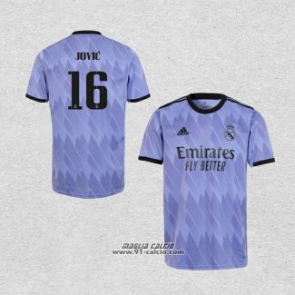 Seconda Maglia Real Madrid Giocatore Jovic 2022-2023