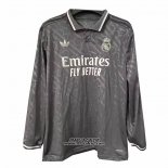 Terza Maglia Real Madrid Manica Lunga 2024-2025