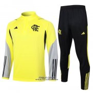 Tuta da Track Felpa Flamengo 2024-2025 Giallo