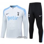 Tuta da Track Felpa Tottenham Hotspur 2024-2025 Grigio