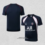 Maglia Allenamento Paris Saint-Germain Jordan 2022-2023 Blu