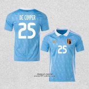 Seconda Maglia Belgio Giocatore De Cuyper 2024