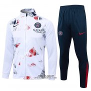 Tuta da Track Giacca Paris Saint-Germain 2024-2025 Bianco