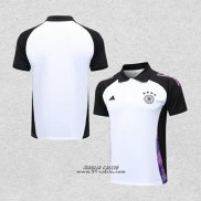 Maglia Polo Germania 2024-2025 Bianco