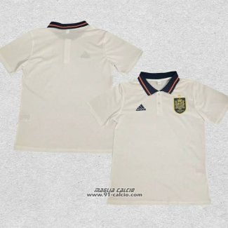 Maglia Polo Spagna 2024-2025 Bianco