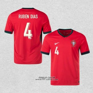 Prima Maglia Portogallo Giocatore Ruben Dias 2024