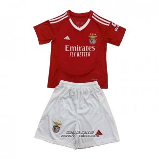 Prima Maglia Benfica Bambino 2024-2025