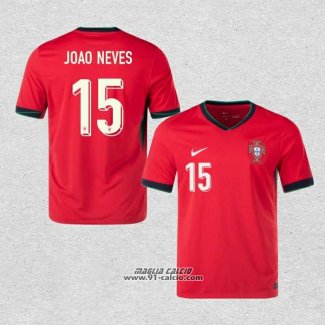 Prima Maglia Portogallo Giocatore Joao Neves 2024