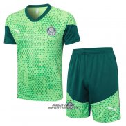 Tuta da Track Palmeiras Manica Corta 2024-2025 Verde - Pantaloncini