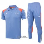 Conjunto Polo Cruzeiro 2024-2025 Grigio