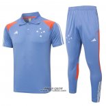 Conjunto Polo Cruzeiro 2024-2025 Grigio