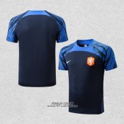 Maglia Allenamento Paesi Bassi 2022-2023 Blu