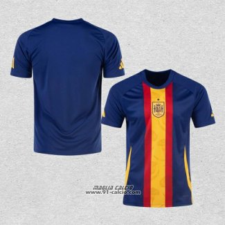 Maglia Prematch Spagna 2024 Blu