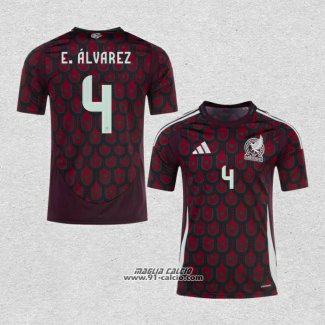 Prima Maglia Messico Giocatore E.Alvarez 2024