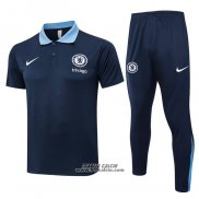 Conjunto Polo Chelsea 2024-2025 Blu