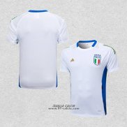 Maglia Allenamento Italia 2024-2025 Bianco