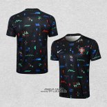 Maglia Allenamento Portogallo 2024-2025 Nero