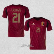 Prima Maglia Belgio Giocatore Castagne 2024