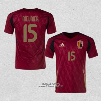 Prima Maglia Belgio Giocatore Meunier 2024