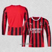 Prima Maglia Milan Manica Lunga 2024-2025