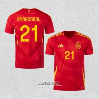 Prima Maglia Spagna Giocatore Oyarzabal 2024