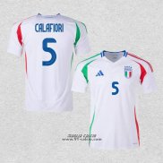 Seconda Maglia Italia Giocatore Calafiori 2024-2025