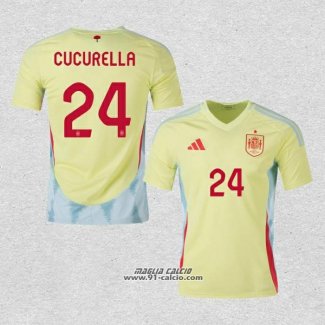 Seconda Maglia Spagna Giocatore Cucurella 2024