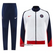 Tuta da Track Giacca Paris Saint-Germain 2024-2025 Bianco