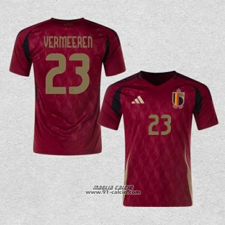 Prima Maglia Belgio Giocatore Vermeeren 2024