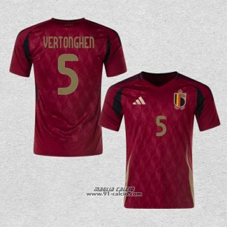 Prima Maglia Belgio Giocatore Vertonghen 2024