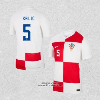 Prima Maglia Croazia Giocatore Erlic 2024