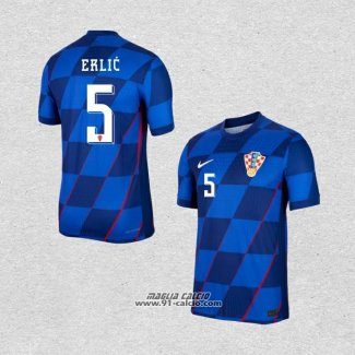 Seconda Maglia Croazia Giocatore Erlic 2024