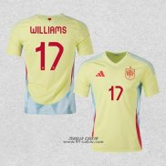 Seconda Maglia Spagna Giocatore Williams 2024